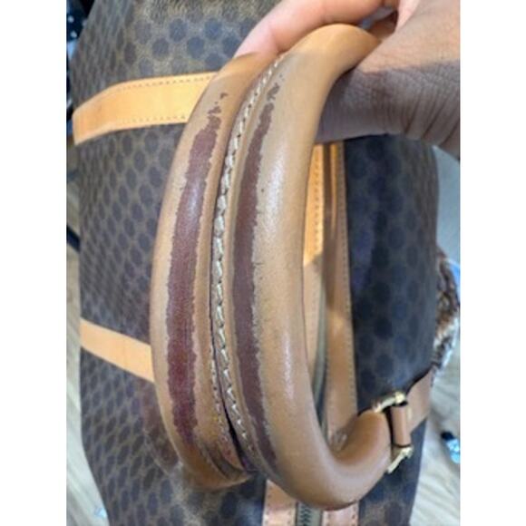 Celine Vintage Macadam Boston Bag*Beautiful Vintage Condition! w/Celine Lock/Key - Picture 6 of 13